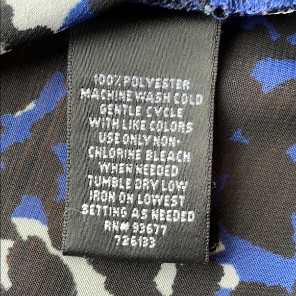 Nicole Miller leopard cheetah oversized sheer - Picture 8 of 9